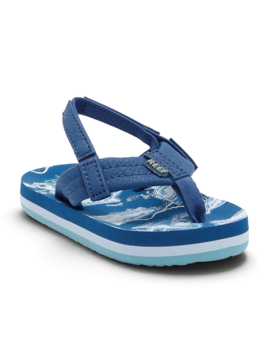 Reef blue flip flop sandals